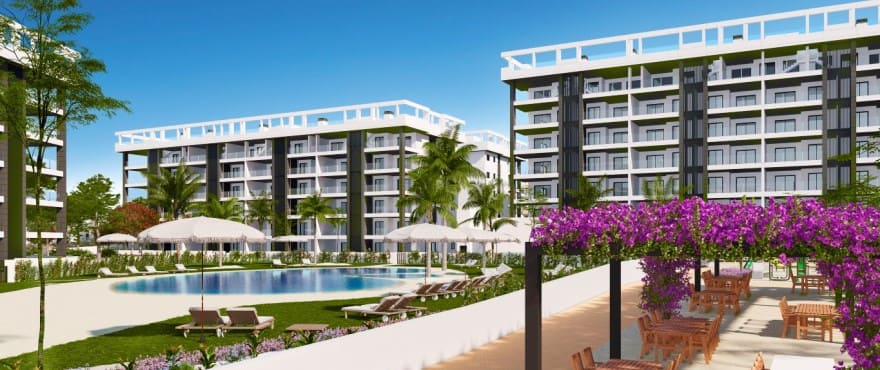 Eden Beach: nowe apartamenty z basenami i ogrodem wspólnym. Torrevieja.