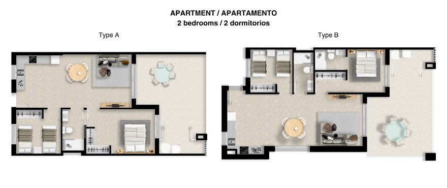 Plan new 2 bed apartments - Eden BeachPhase 2