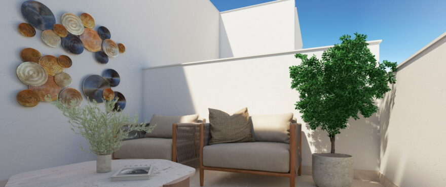 Amplias terrazas con vistas panorámicas al golf de La Cala Resort