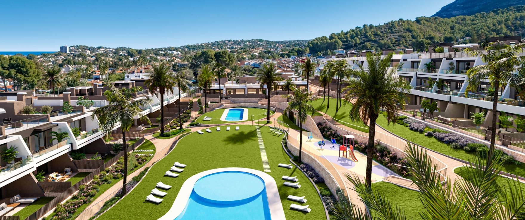 Sora, Apartments mit Gemeinschaftspool und Gartenanlage