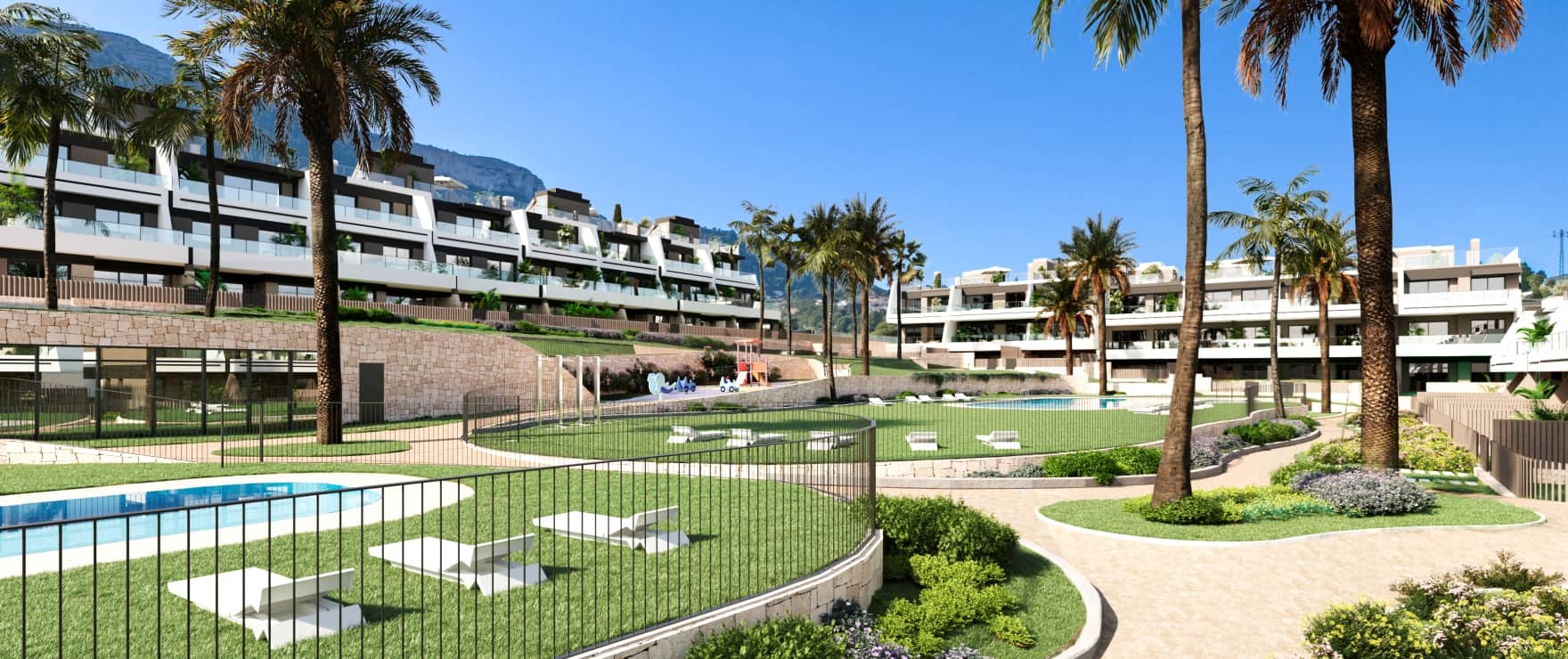 Sora, apartamenty ze wspólnym basenem i ogrodami