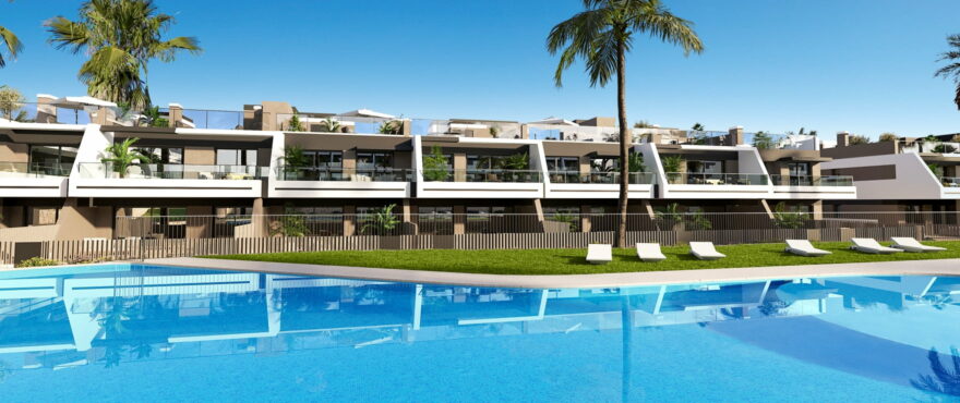 Sora, apartamentos con piscina comunitaria y jardines