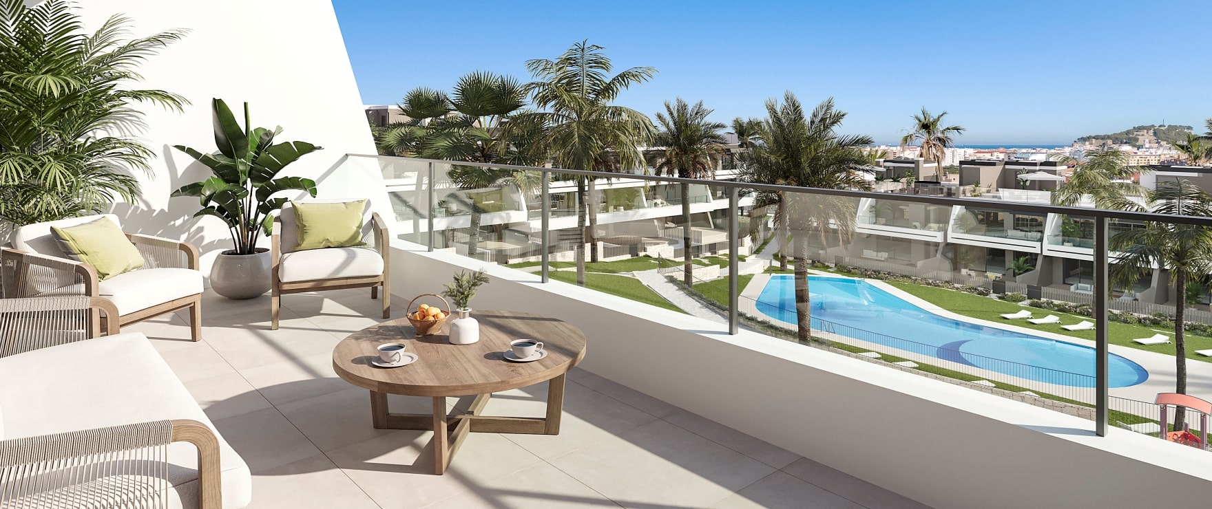 Penthouse-Apartment mit Dachterrasse in La Pedrera, Dénia