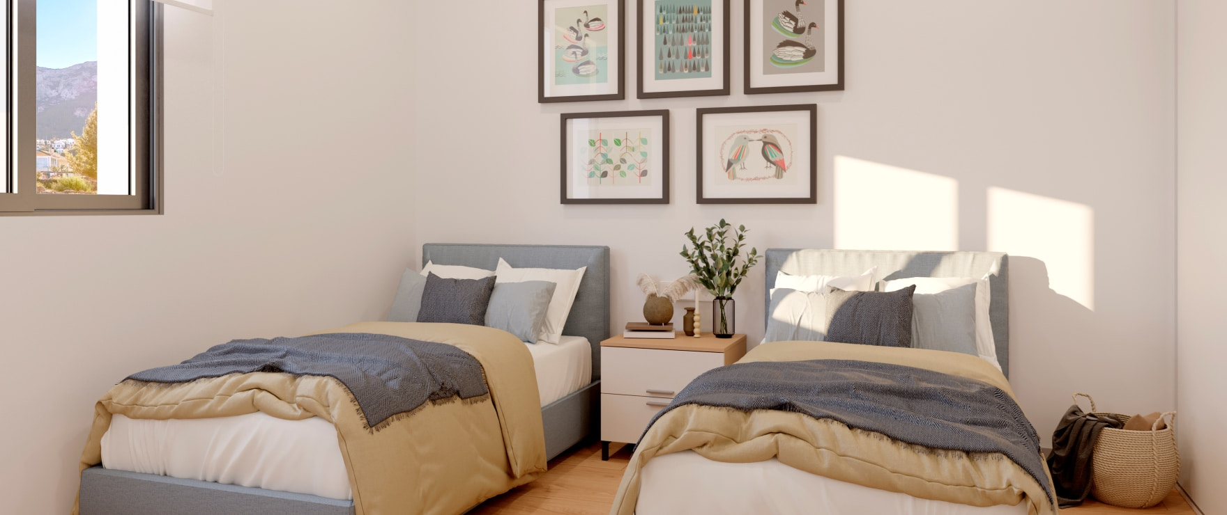 Przestronna sypialnia w Sora