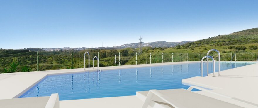 Valley Views: Nuevos apartamentos en venta con piscina comunitaria en Mijas, Costa del Sol.