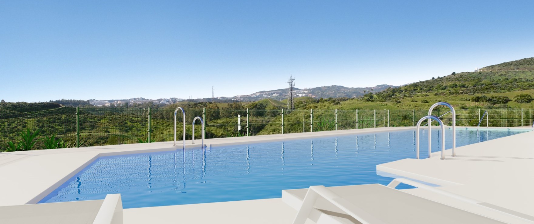 Valley Views: Nieuwbouwappartementen met gemeenschappelijk zwembad te koop in Mijas, Costa del Sol.