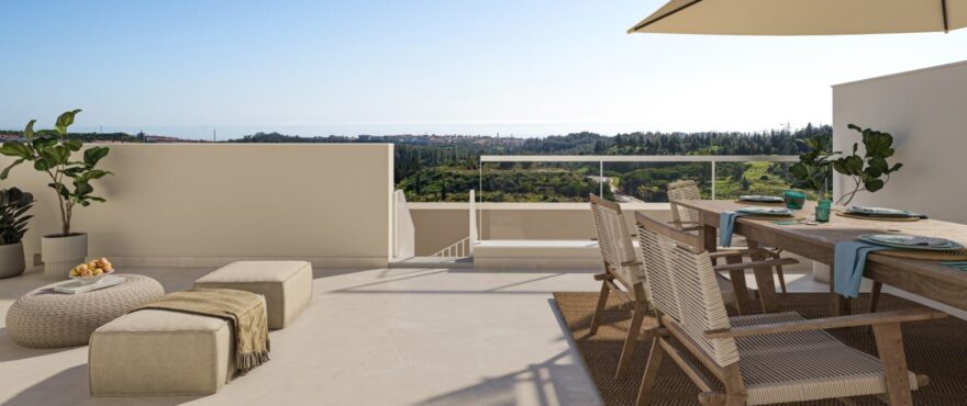Valley Views: New apartments with large terraces and panoramic sea views