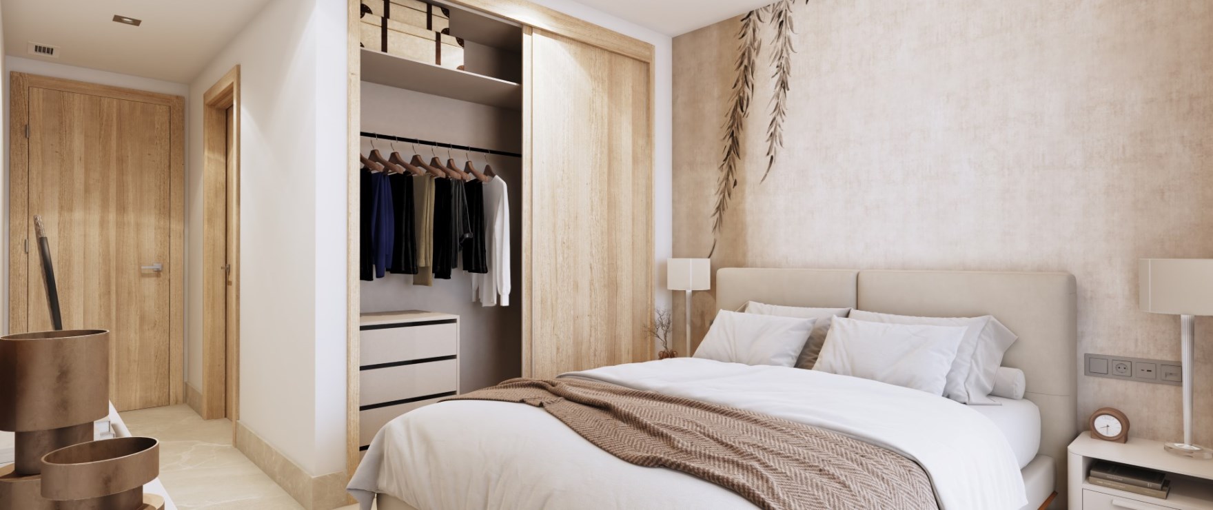 Ruime en lichte slaapkamer in een rustige omgeving, Mijas Resort