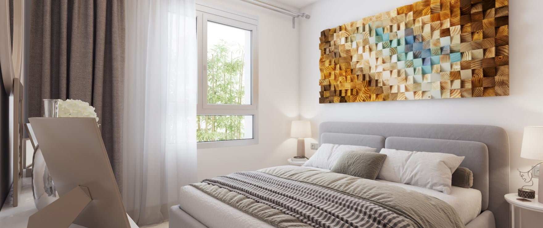 Ruime en lichte slaapkamer in een rustige omgeving, Mijas Resort