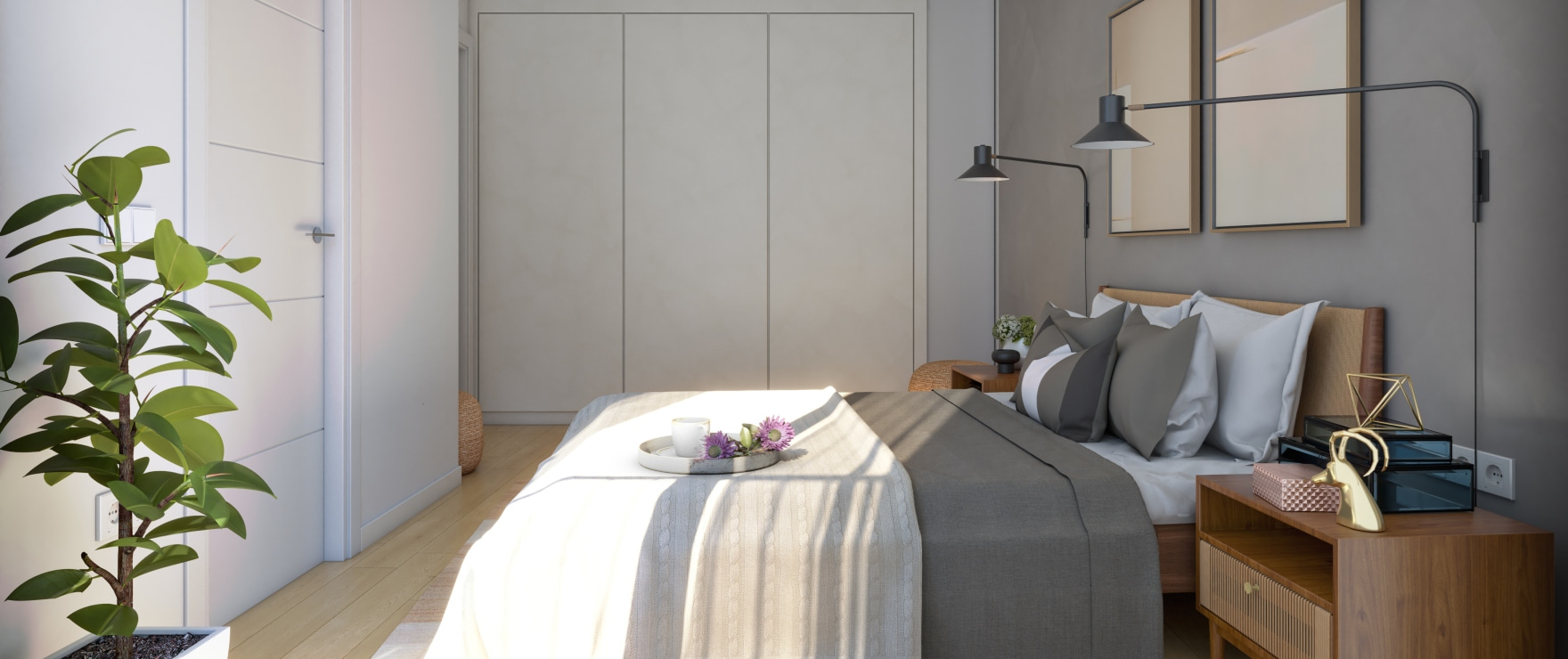 Amplio dormitorio en 6 Palma, Palma de Mallorca