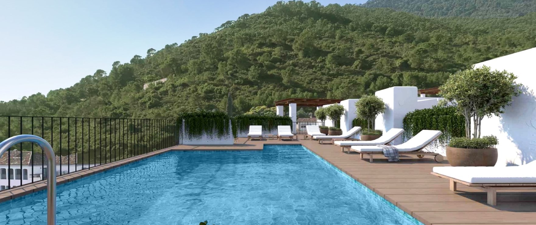 Fuente Lirios, lägenheter med pool på takterrassen, Benahavís