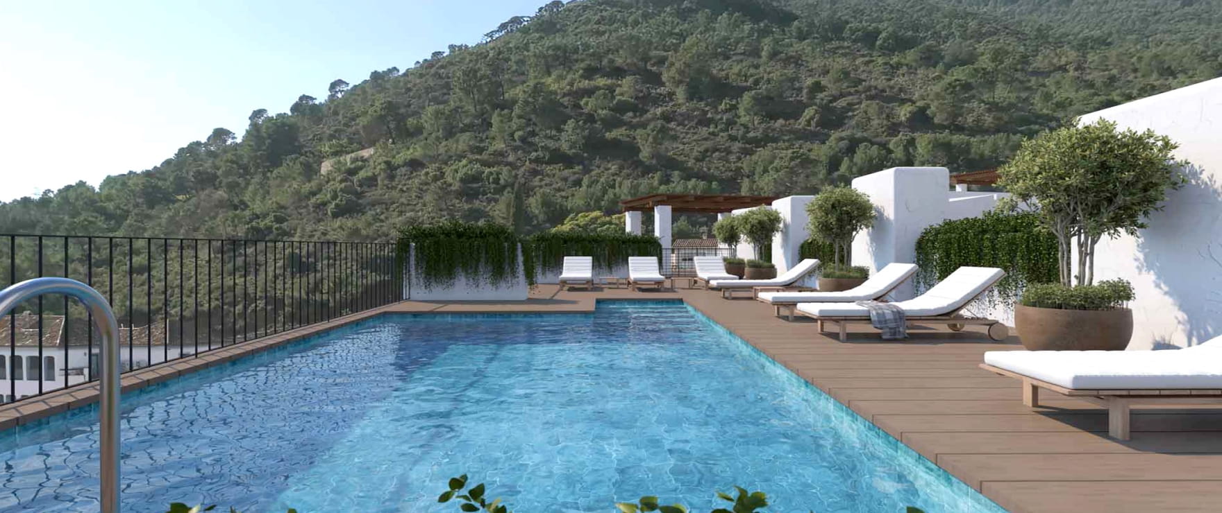 Fuente Lirios, apartments with pool and solarium, Benahavís