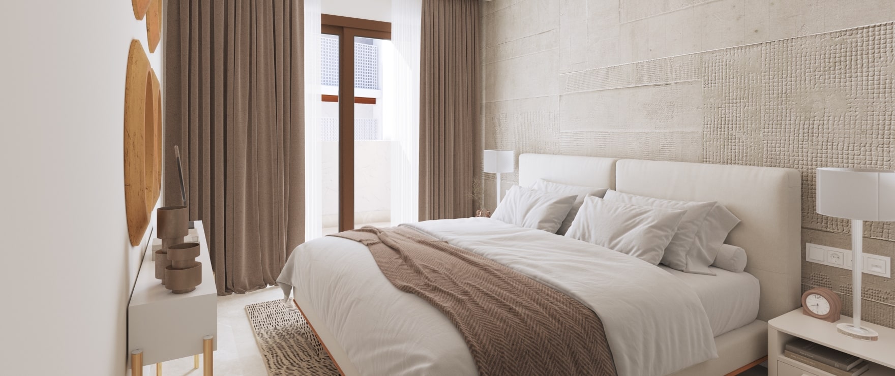 Dormitorio en los apartamentos en venta Fuente Lirios