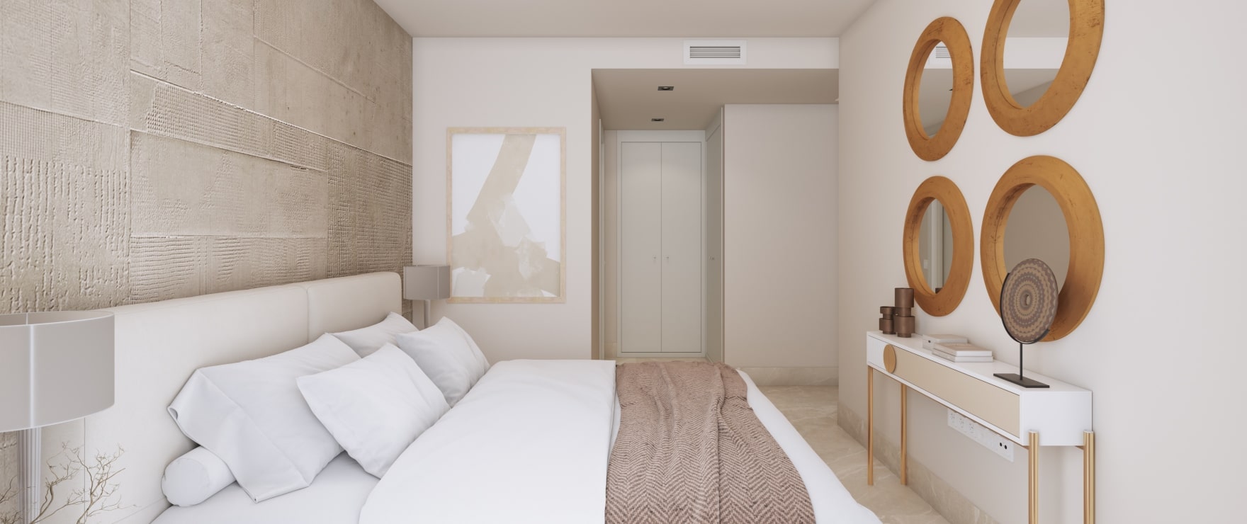 Dormitorio en los apartamentos en venta Fuente Lirios