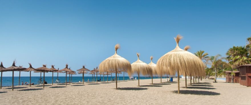 Marbella beach. Tourism.