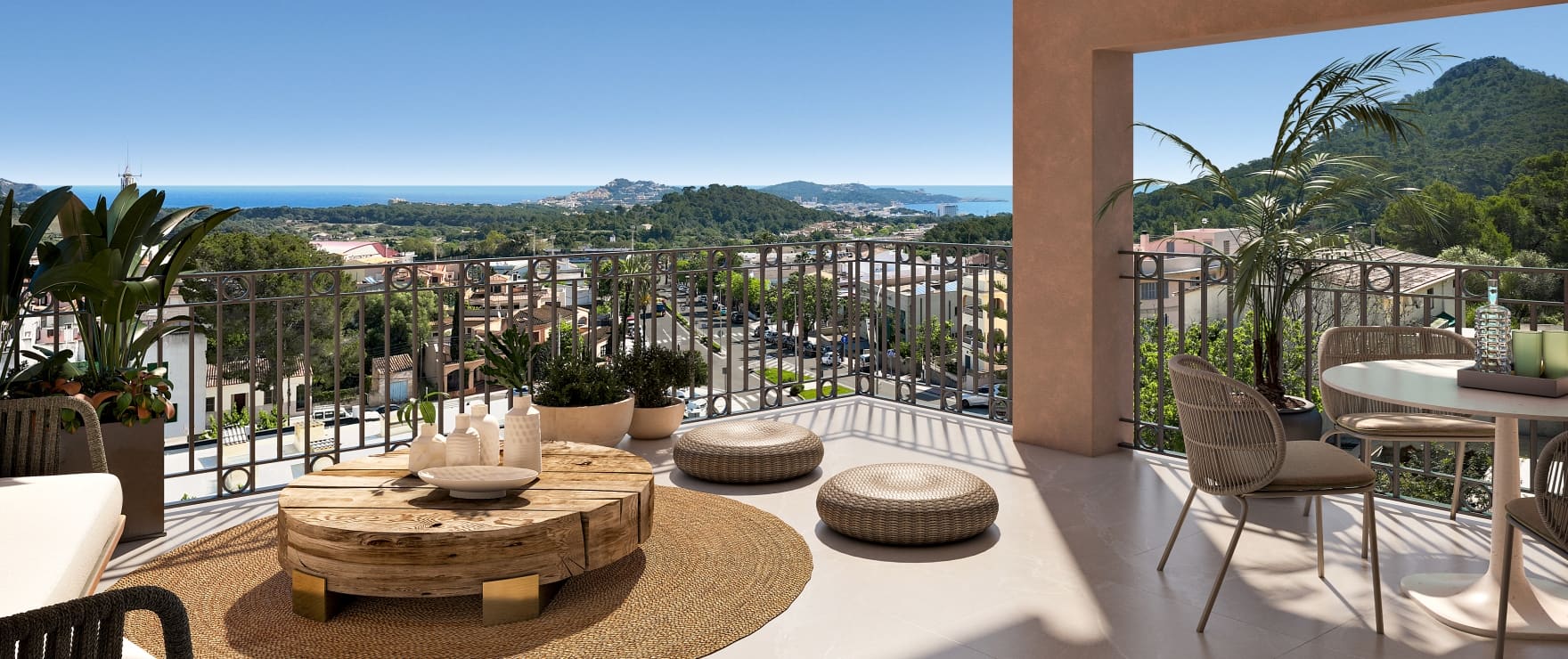 Neue Apartments mit Terrasse und schönem Ausblick