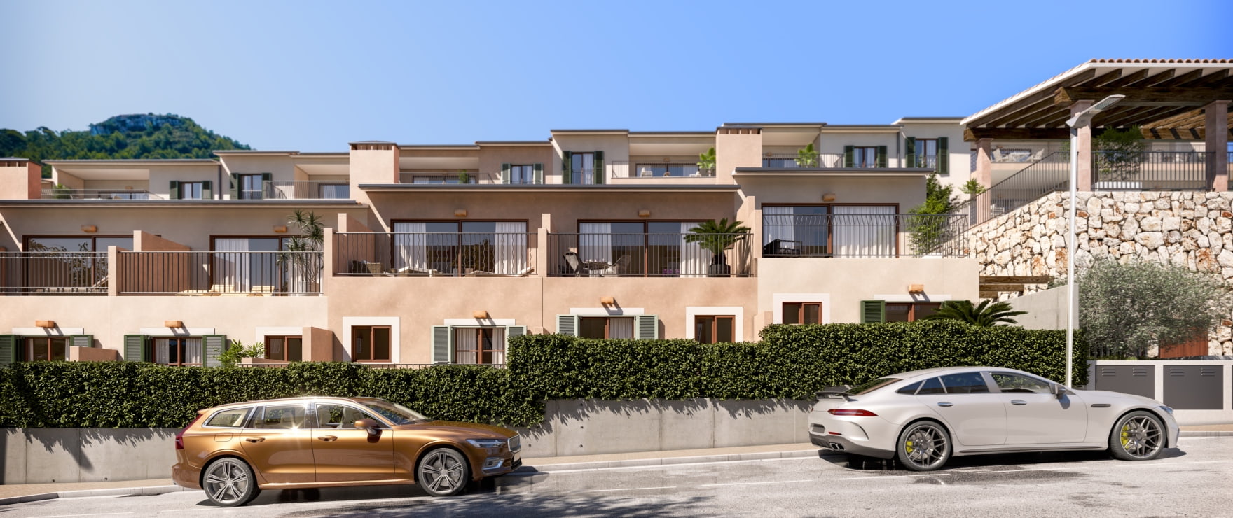 Oliu, Neubau-Apartments und Reihenvillen in Capdepera, Mallorca