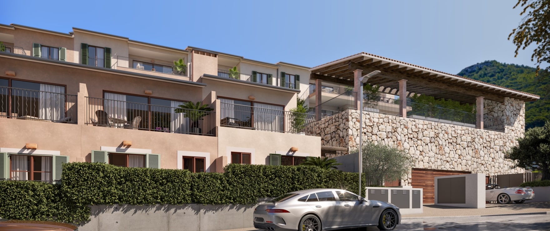 Oliu, Neubau-Apartments und Reihenvillen in Capdepera, Mallorca
