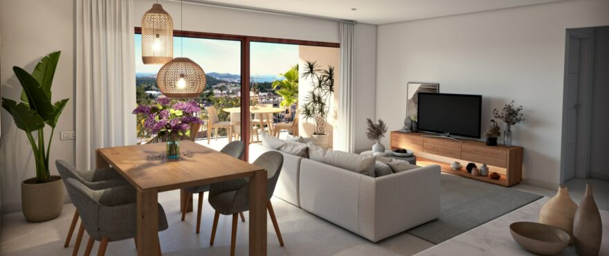 Helles Wohnzimmer