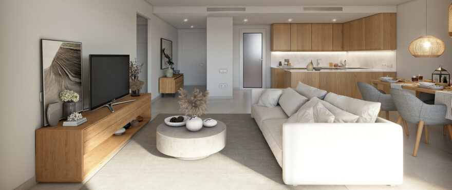 Helles Wohnzimmer