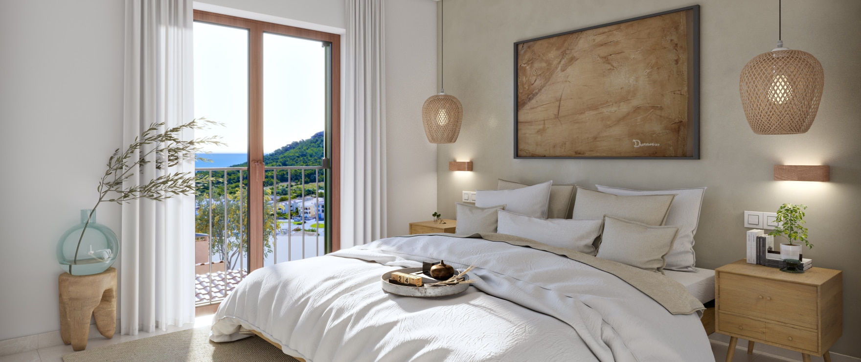 Helles Schlafzimmer