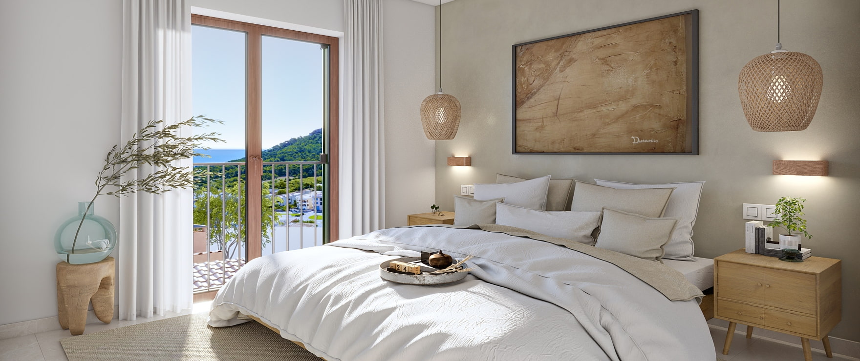 Helles Schlafzimmer