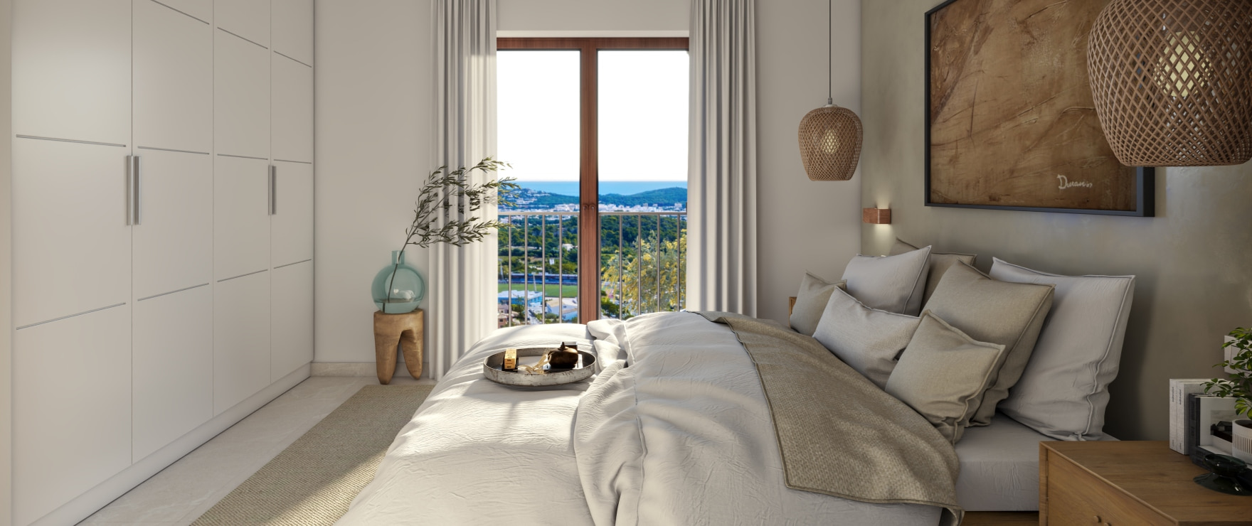 Helles Schlafzimmer