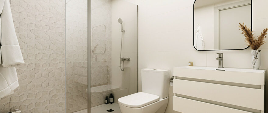 Baño moderno y equipado