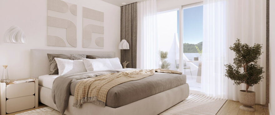 Spacious bedroom at Siena