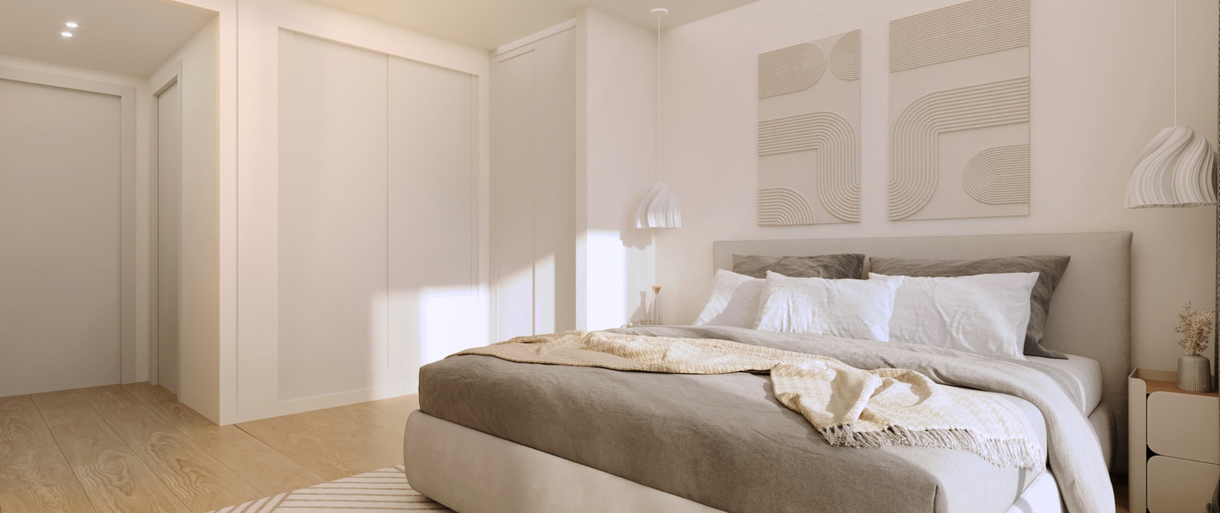 Spacious bedroom at Siena