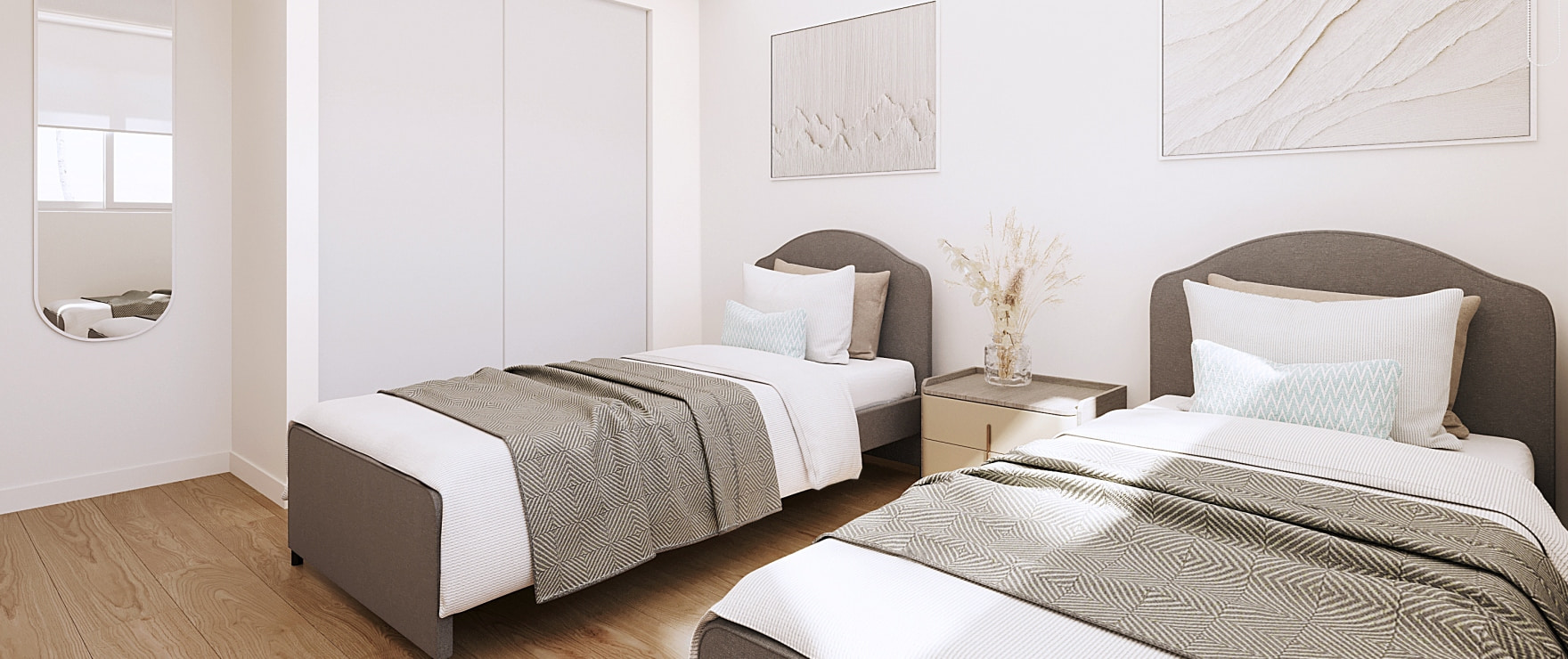 Spacious bedroom at Siena