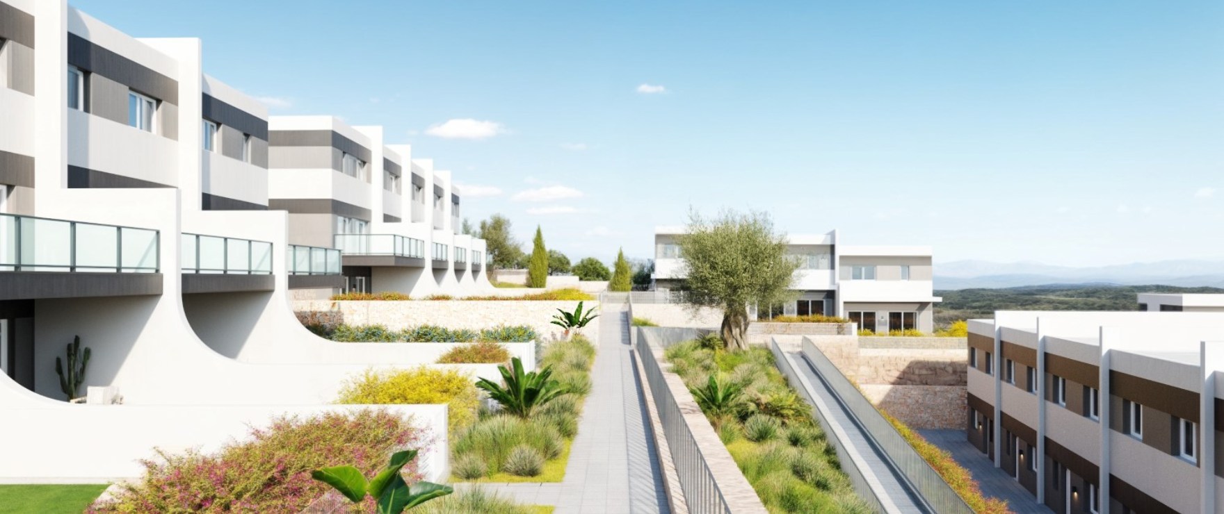 Nature: Woningen te koop met gemeenschappelijk zwembad en tuin in Balcón de Finestrat, Alicante. Nature: Woningen te koop met gemeenschappelijk zwembad en tuin in Balcón de Finestrat, Alicante.
