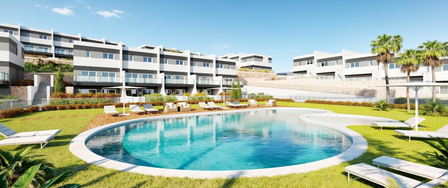 Nature: Woningen te koop met gemeenschappelijk zwembad en tuin in Balcón de Finestrat, Alicante. Nature: Woningen te koop met gemeenschappelijk zwembad en tuin in Balcón de Finestrat, Alicante.