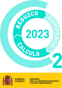 Sustainability stamp. Sello sostenibilidad