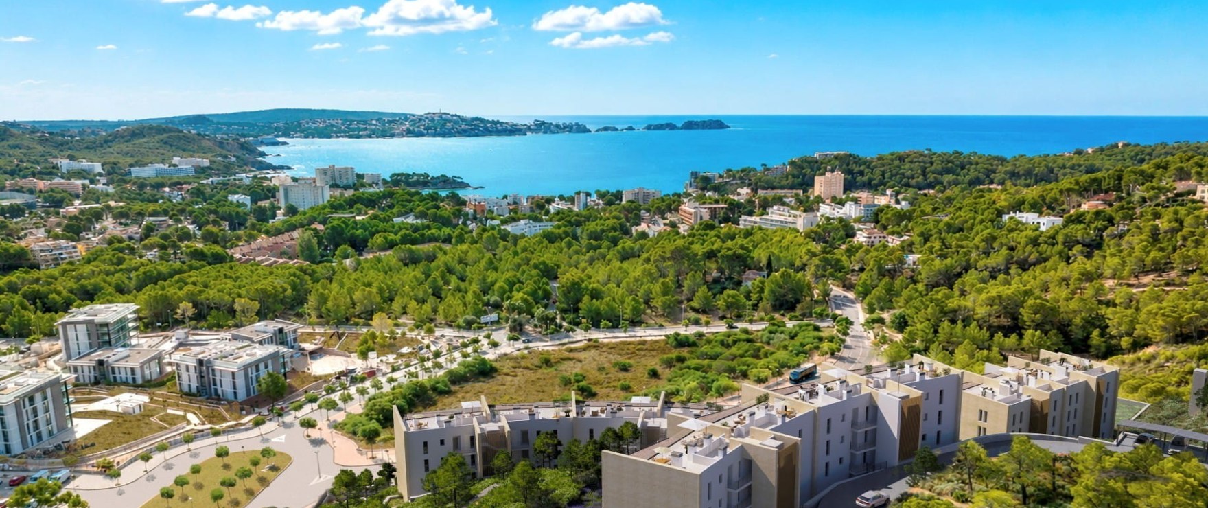 Infinity, Apartments mit 2 oder 3 Schlafzimmern in Peguera, Mallorca.