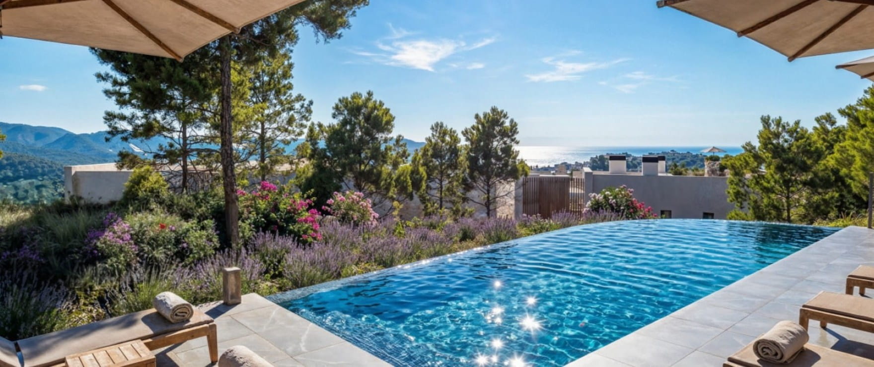 Infinity, neue Apartments mit Gemeinschafts-Infinity-Pools in Peguera.