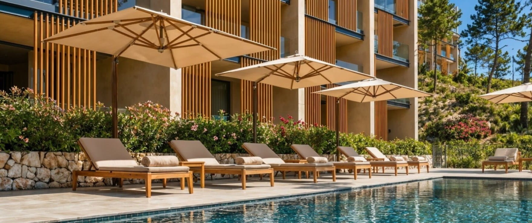 Infinity, neue Apartments mit Gemeinschafts-Infinity-Pools in Peguera.