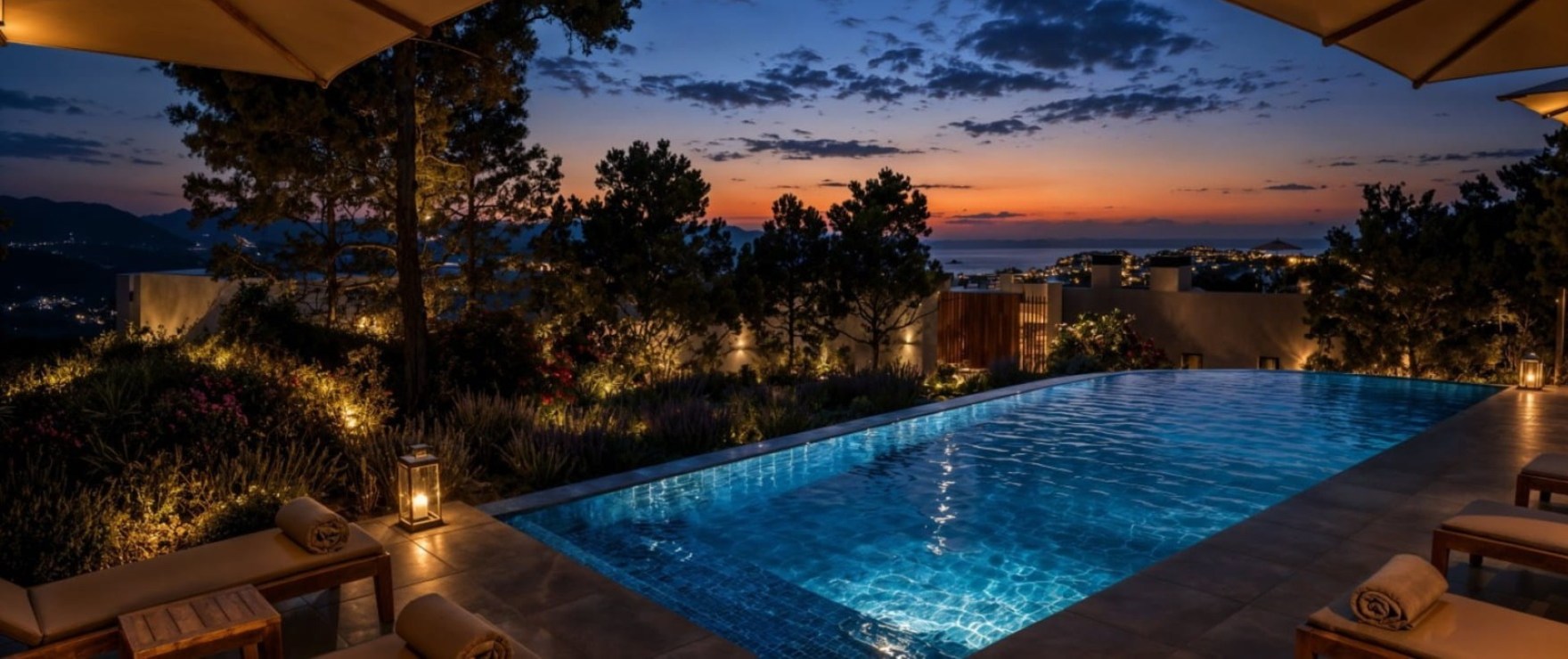 Infinity, neue Apartments mit Gemeinschafts-Infinity-Pools in Peguera.