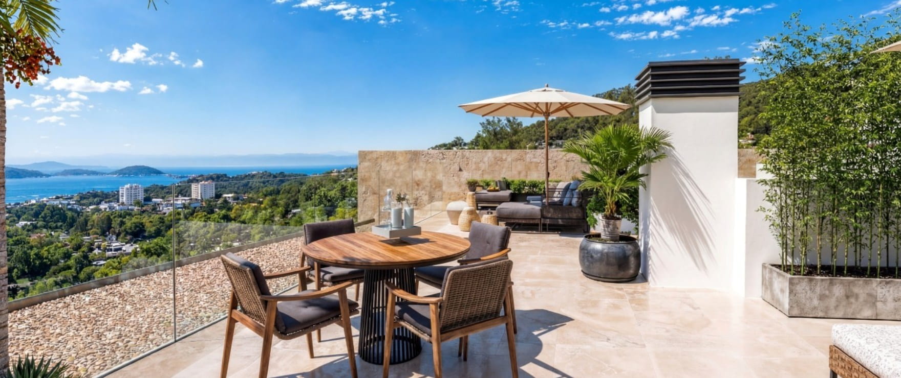 Infinity, penthouse-Wohnungen mit Dachterrasse und spektakulärem Ausblick in Peguera, Mallorca.