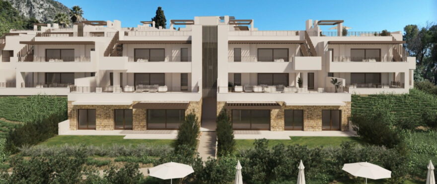 Almazara Gardens: New apartments with terraces and panoramic views.