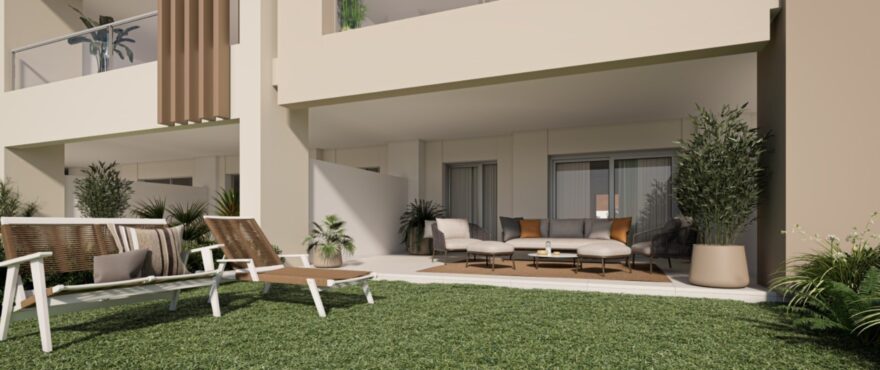 Grand Bay: Nuevos apartamentos con terrazas y vistas. Planta baja con jardin privado