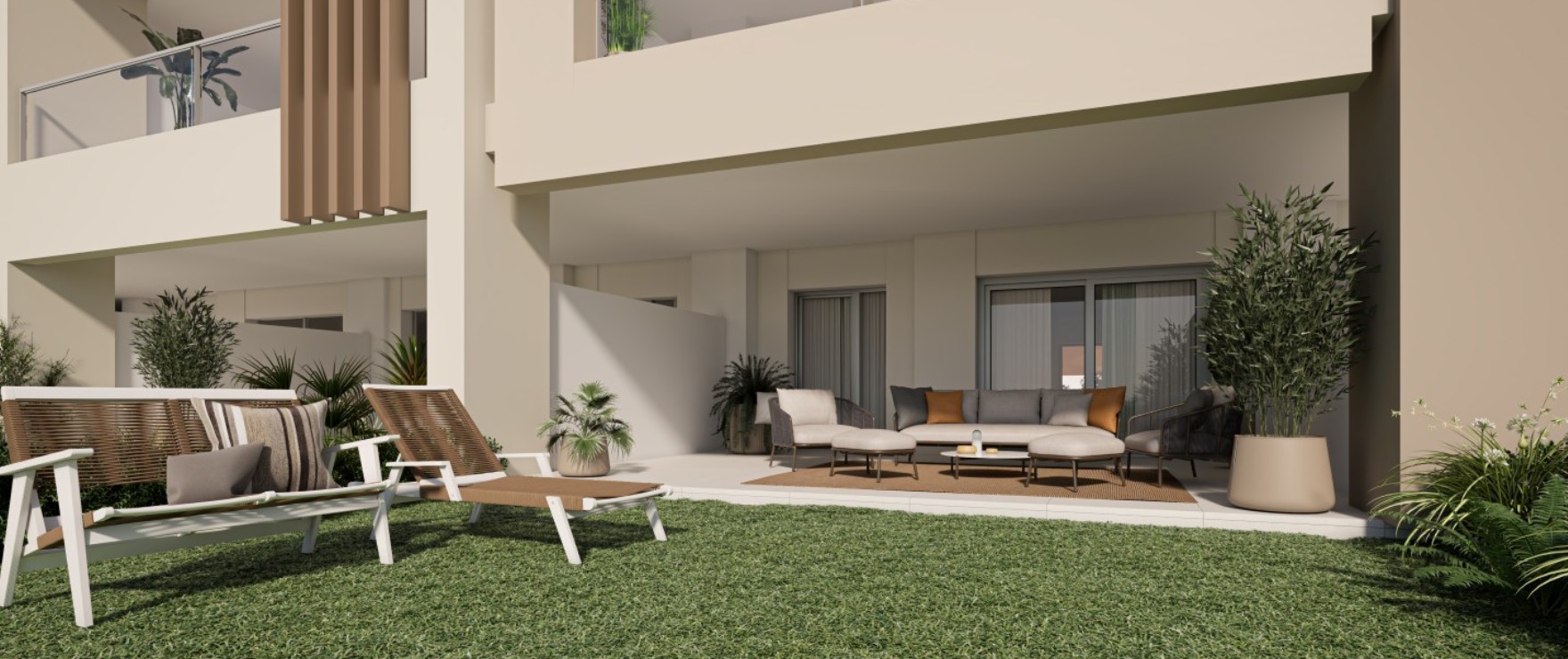 Nouveaux appartements avec vue et terrasse.