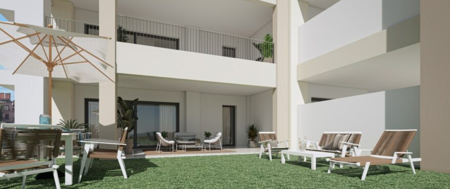 Grand Bay: Nuevos apartamentos con terrazas. Planta baja.