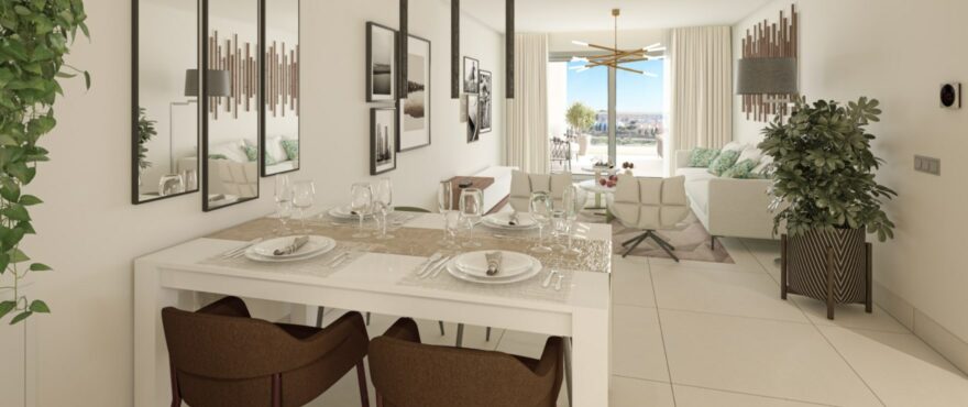 Bright and spacious living room.