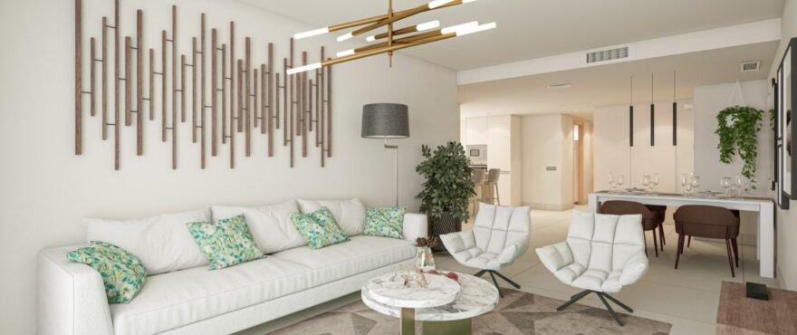 Bright and spacious living room.