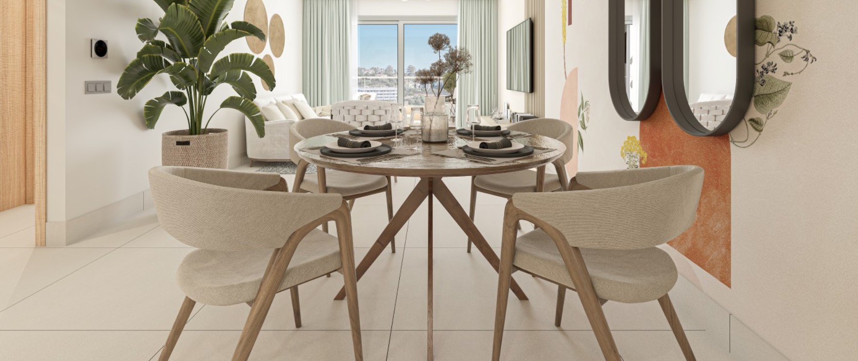 Grand Bay, Manilva: Grand salon lumineux.