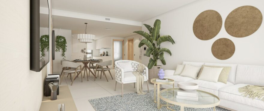 Bright and spacious living room.