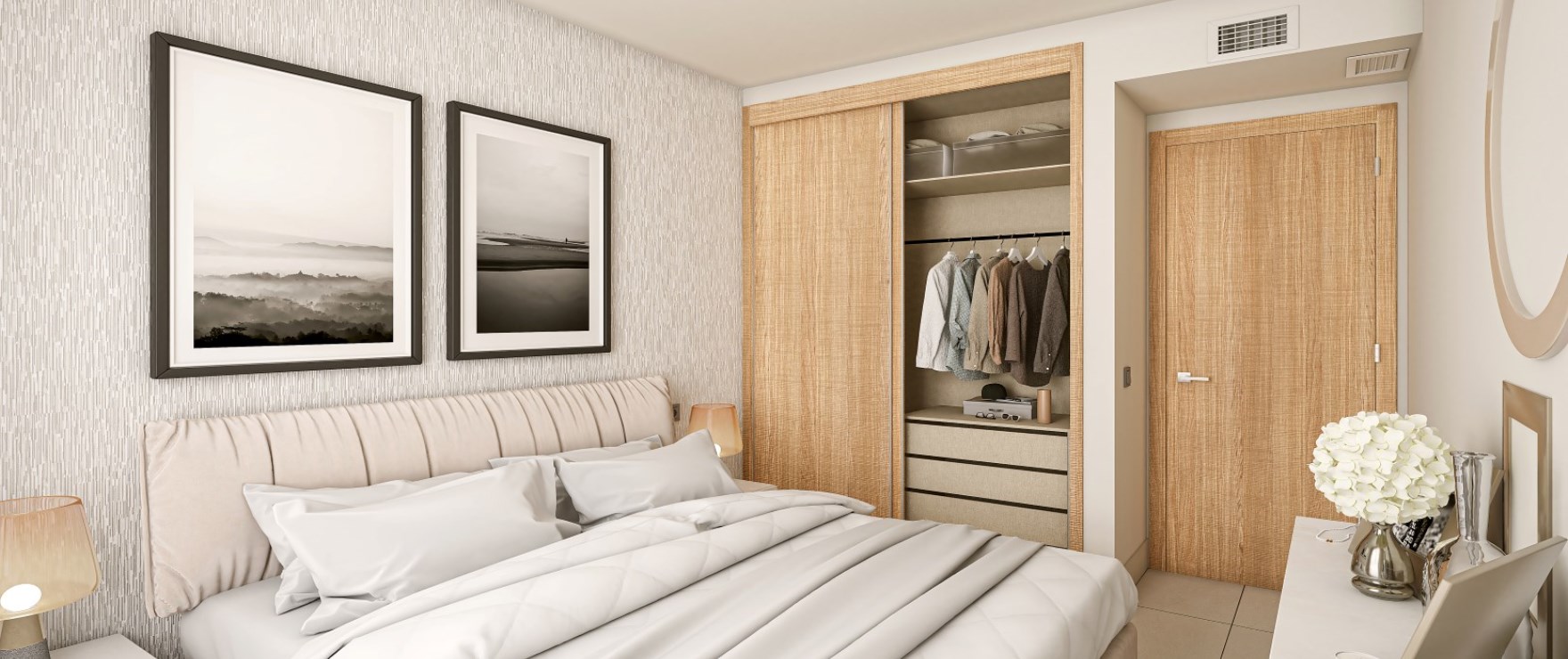 Grand Bay: Dormitorio doble luminoso.