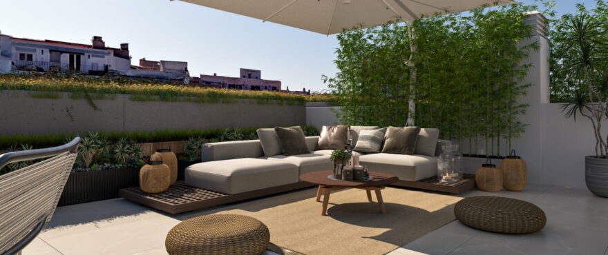 COR 39: Neue Apartments mit Balkon oder Dachterrasse in Palma.