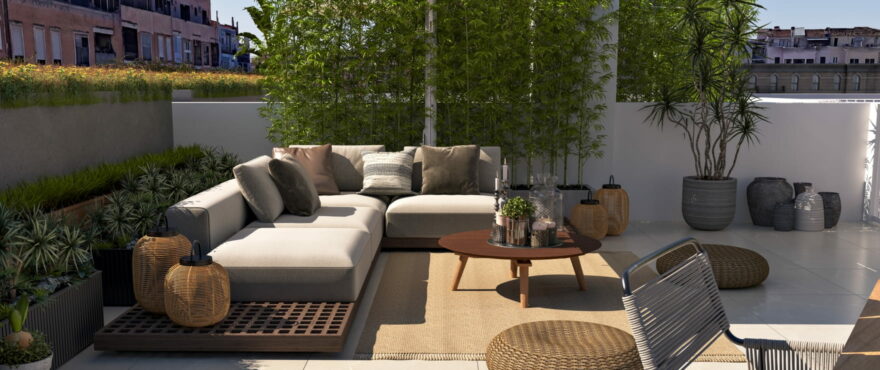 COR 39: Apartamentos con terrazas privadas en Palma centro.